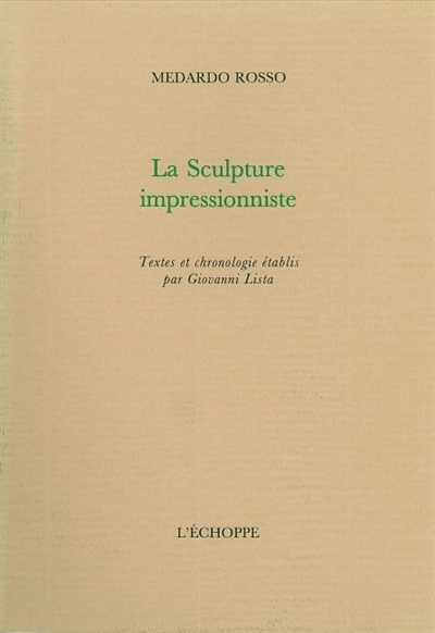 La sculpture impressionniste