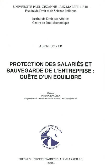 Protection des salariés et sauvegarde de l'entreprise : quête d'un équilibre