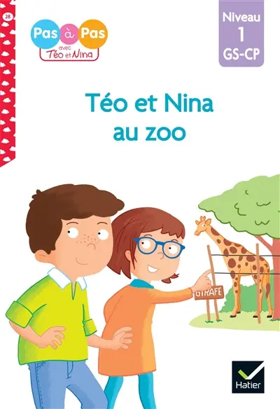 Téo et Nina au zoo : niveau 1, GS-CP