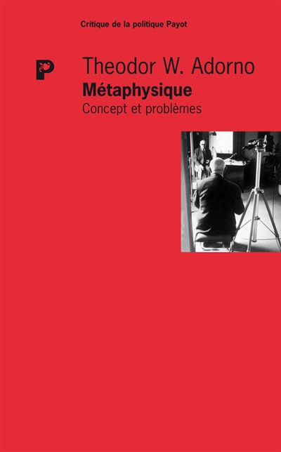 Métaphysique : concepts et problèmes