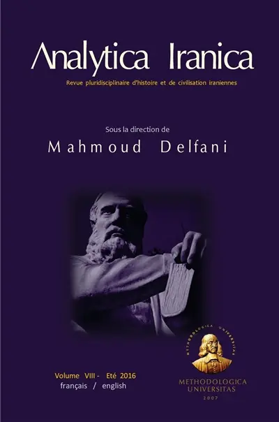 Analytica iranica, n° 8 (2016)