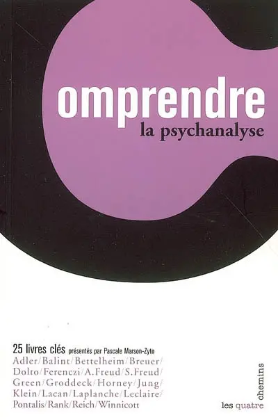 La psychanalyse : 25 livres clés