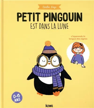 Petit pingouin est dans la lune