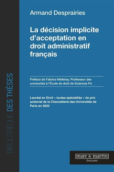 La décision implicite d'acceptation en droit administratif français