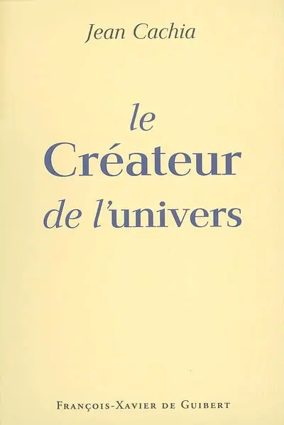 Le créateur de l'univers