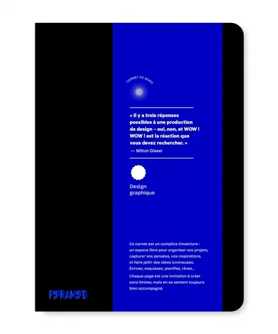 Carnet de bord design graphique