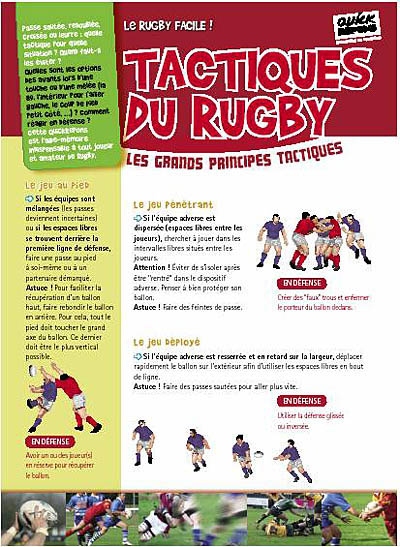 Tactiques du rugby : les grands principes tactiques