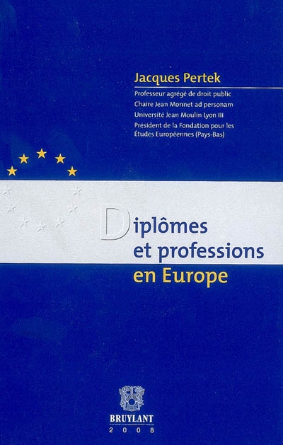 Diplômes et professions en Europe