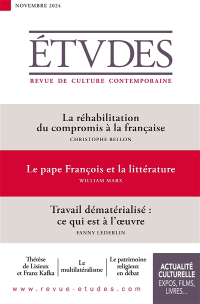 Etudes, n° 4320