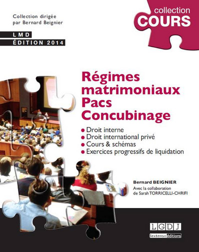 Régimes matrimoniaux, Pacs, concubinage : droit interne, droit international privé : cours & schémas, exercices progressifs de liquidation