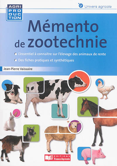 couverture du livre Mémento de zootechnie
