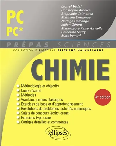 Chimie PC, PC* Chimie PC, PC*