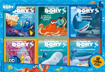Le monde de Dory : 12 livres : histoires, coloriages