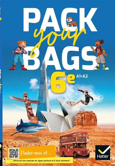Pack your bags 6e : A1-A2 : livre élève