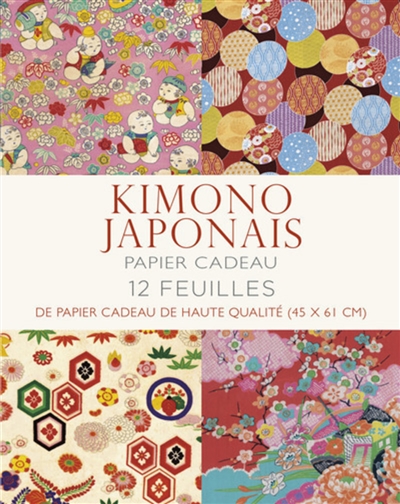 Kimono japonais : papier cadeau