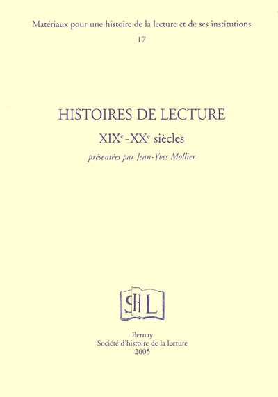 Histoires de lecture : XIXe-XXe siècles