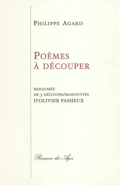 Poèmes à découper