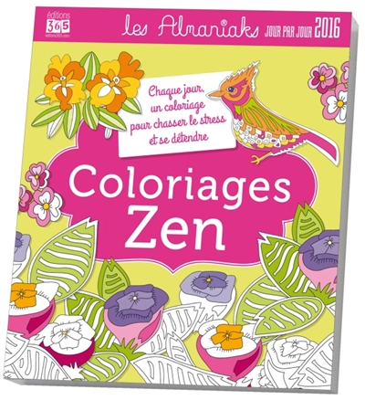 Coloriages zen 2016
