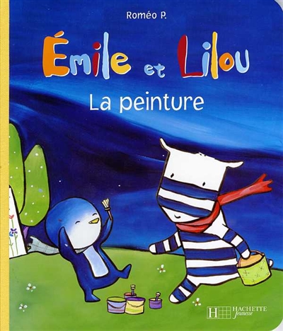 Emile et Lilou. La peinture