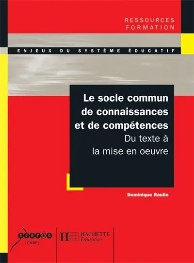 Le socle commun des connaissances et des compétences