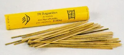50 baguettes de yi king en bambou