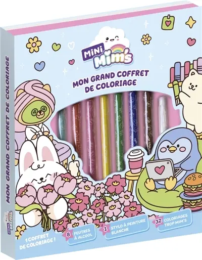 Mon grand coffret de coloriage : Mini mim's