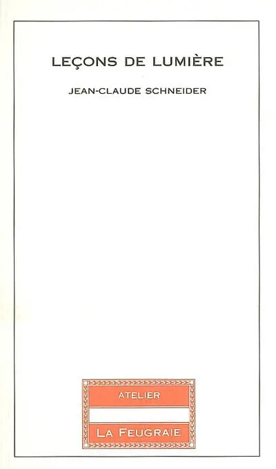Leçons de lumière