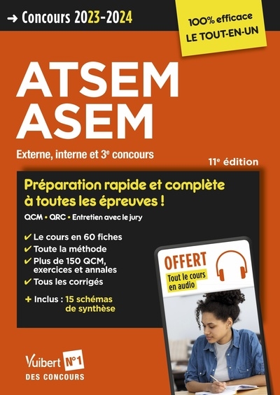 ATSEM, ASEM : externe, interne et 3e concours : concours 2023-2024