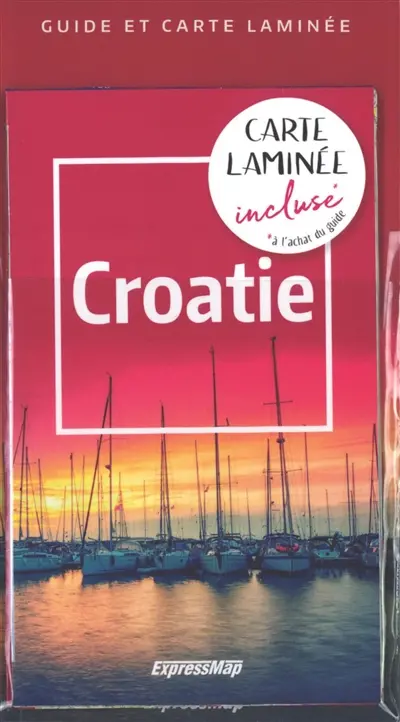 Croatie : guide et carte laminée