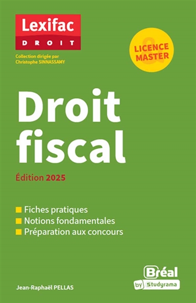 Droit fiscal : licence & master