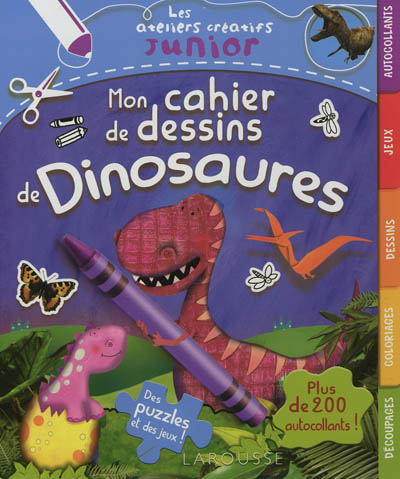 Mon cahier de dessins de dinosaures