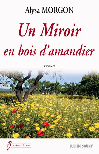 Un miroir en bois d'amandier
