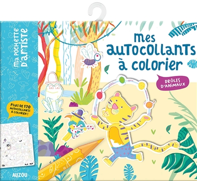 Mes autocollants à colorier...