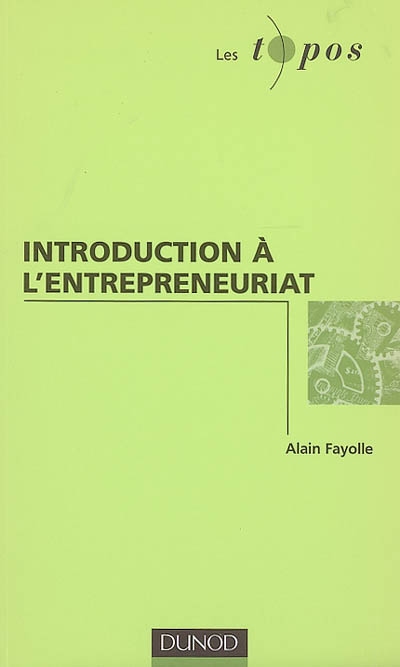 Introduction à l'entrepreneuriat