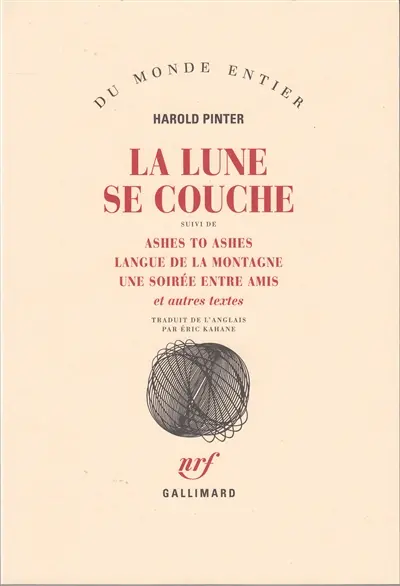La lune se couche. Ashes to ashes. Langue de la montagne