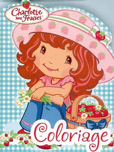 Charlotte aux fraises : coloriage