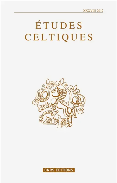 Etudes celtiques, n° 38