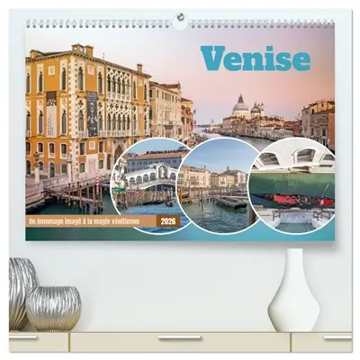 Venise : Un hommage imagé à la magie vénitienne (Calendrier mural 2026 DIN A2 vertical) calendrier de bureau : Découvrez chaque mois des photographies artistiques fascinantes qui capturent la beauté intemporelle de Venise.