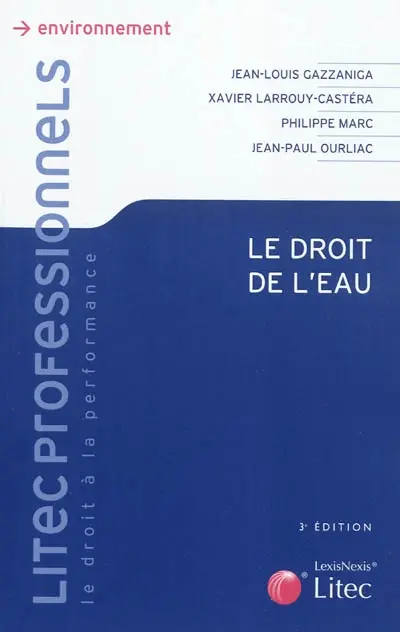 Le droit de l'eau
