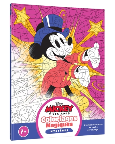 mickey et ses amis : coloriages magiques : mystères (7+) - disney junior