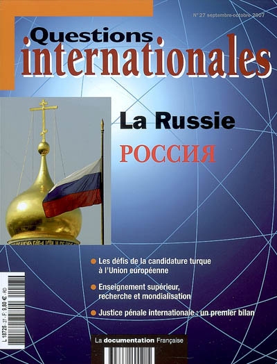 Questions internationales, n° 27. La Russie