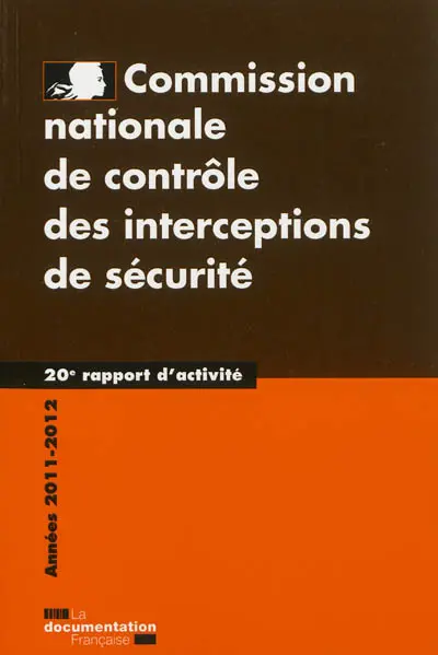 20e rapport d'activité : années 2011-2012