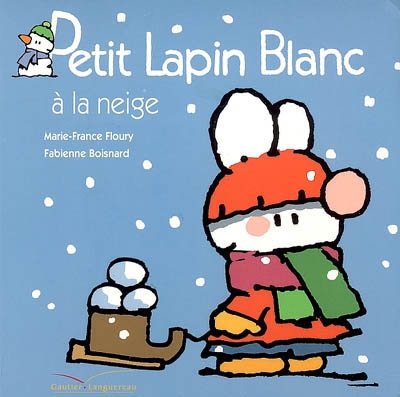 Petit Lapin Blanc à la neige