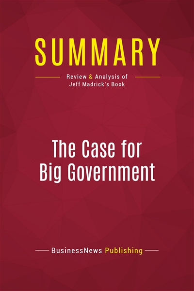 Summary : The Case for Big...