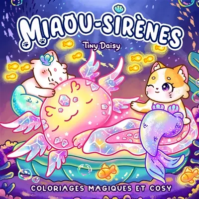 Miaou-sirènes : coloriages magiques et cosy