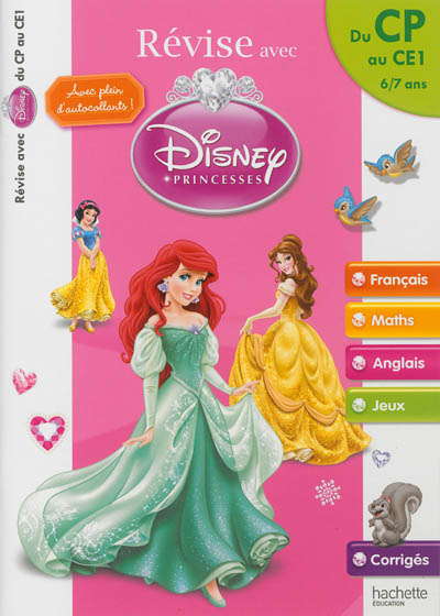 Révise avec Disney Princesses : du CP au CE1, 6-7 ans