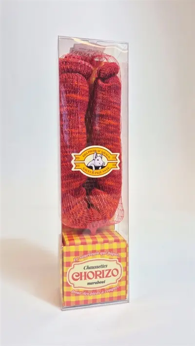 Chaussettes chorizo : le saucisson qui pique... pour des pieds à croquer