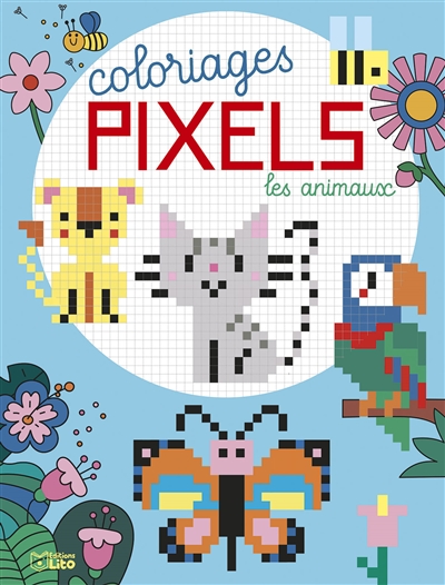 Coloriages pixels : les animaux