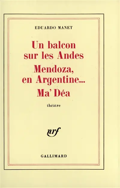 Un balcon sur les Andes. Mendoza, en Argentine.... Ma'Déa