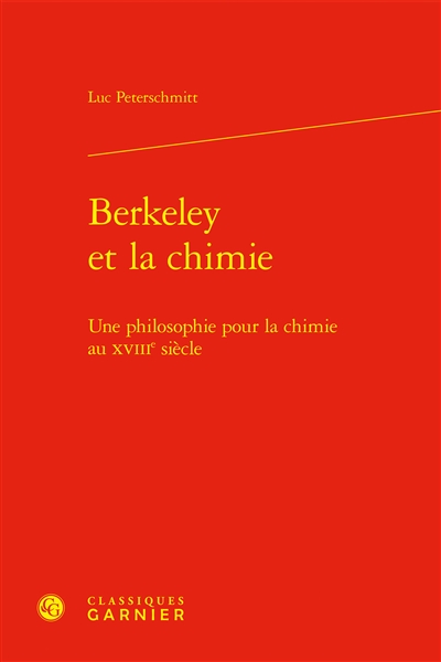 Berkeley et la chimie : une...